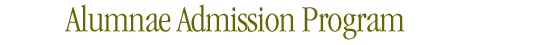 Alumnae Association Program