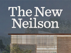Architectural sketch of the new Neilson Library
