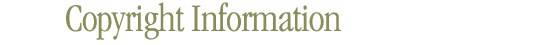 Copyright Information