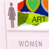 artist designed restrooms
