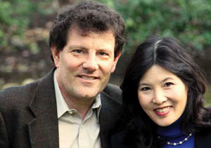 authors Nicholas Kristof and Sheryl WuDunn