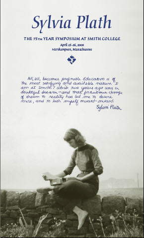 Sylvia Plath 75th Year Symposium poster