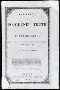 Sojourner Truth narrative by Olive Gilbert