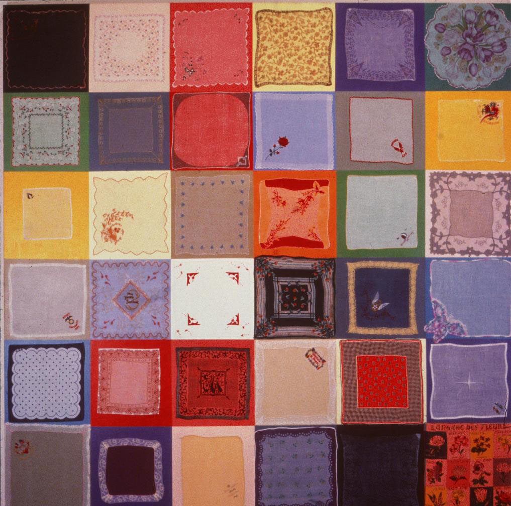 ARTstor, Miriam Schapiro, Connection, 1976, acrylic and collage