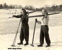 Smith College students skiing 1940