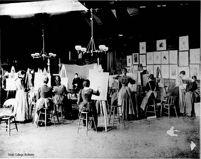 studio and women artists, circa 1920