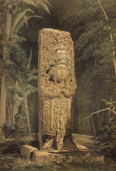Plate 1, Idol at Copán
