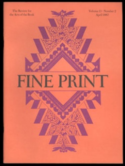 Fine Print - cover