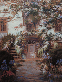 Astor Doorway painted by  Annette Hoyt Flanders, n.d.