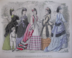 "Godey's Fashions for June 1871" from A Century of Fashion by Ella Matson Andrews