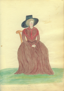 Mary Ann Woodrow Archbald, self portrait, n.d.