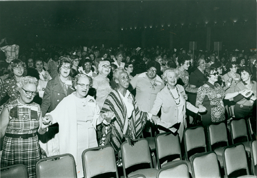 Group sing at the YWCA  26th National Convention, 1973