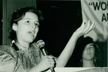 Speaker at Student YWCA, unidentifed, undated