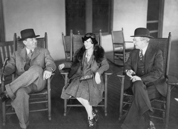Sherwood Anderson, Julia Collier Harris, and J. LaRose Harris in Columbus, Ga., February 1929