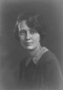 Martha Lavell while at Mills College, 1926