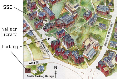 Section of Smith Campus Map