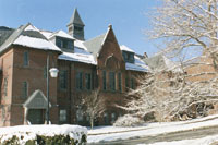 Alumnae Gym, winter