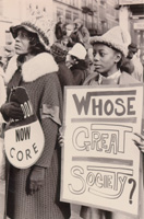 Civil Rights march, New York City, 1965 (by Diana Davies)