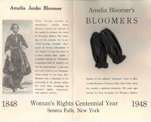 Amelia Bloomer's