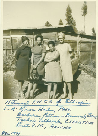 National YWCA of Ethiopia board and staff, 1971
