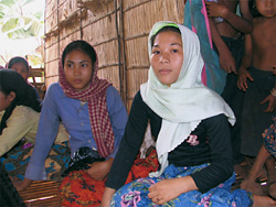 Sirors, a peer educator with the Reproductive Health Association of Cambodia