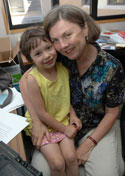 Deborah McFarlane and her daughter