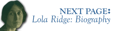 Next Page: Lola Ridge