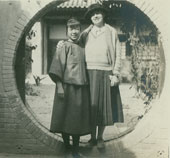 Vera Barger and unidentified staff member of the YWCA of China, circa 1925