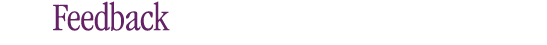 Feedback