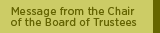 Message from the Chair of the Board