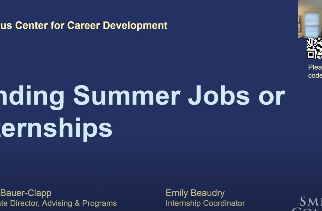 Finding summer jobs or internships
