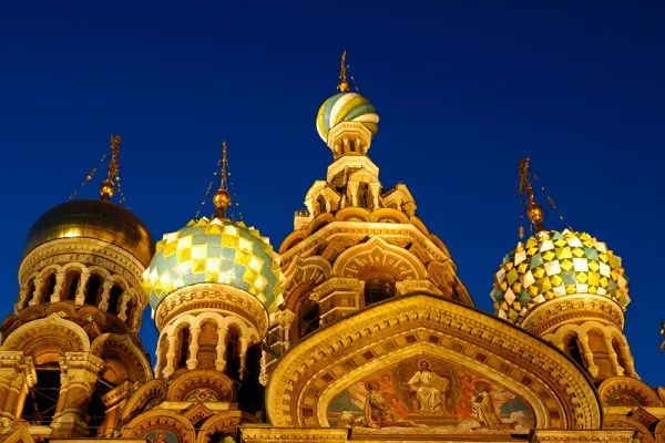 Church of the Savior on Spilled Blood in St Petersburg Russia