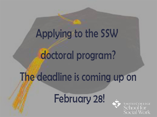 Doctoral program deadline