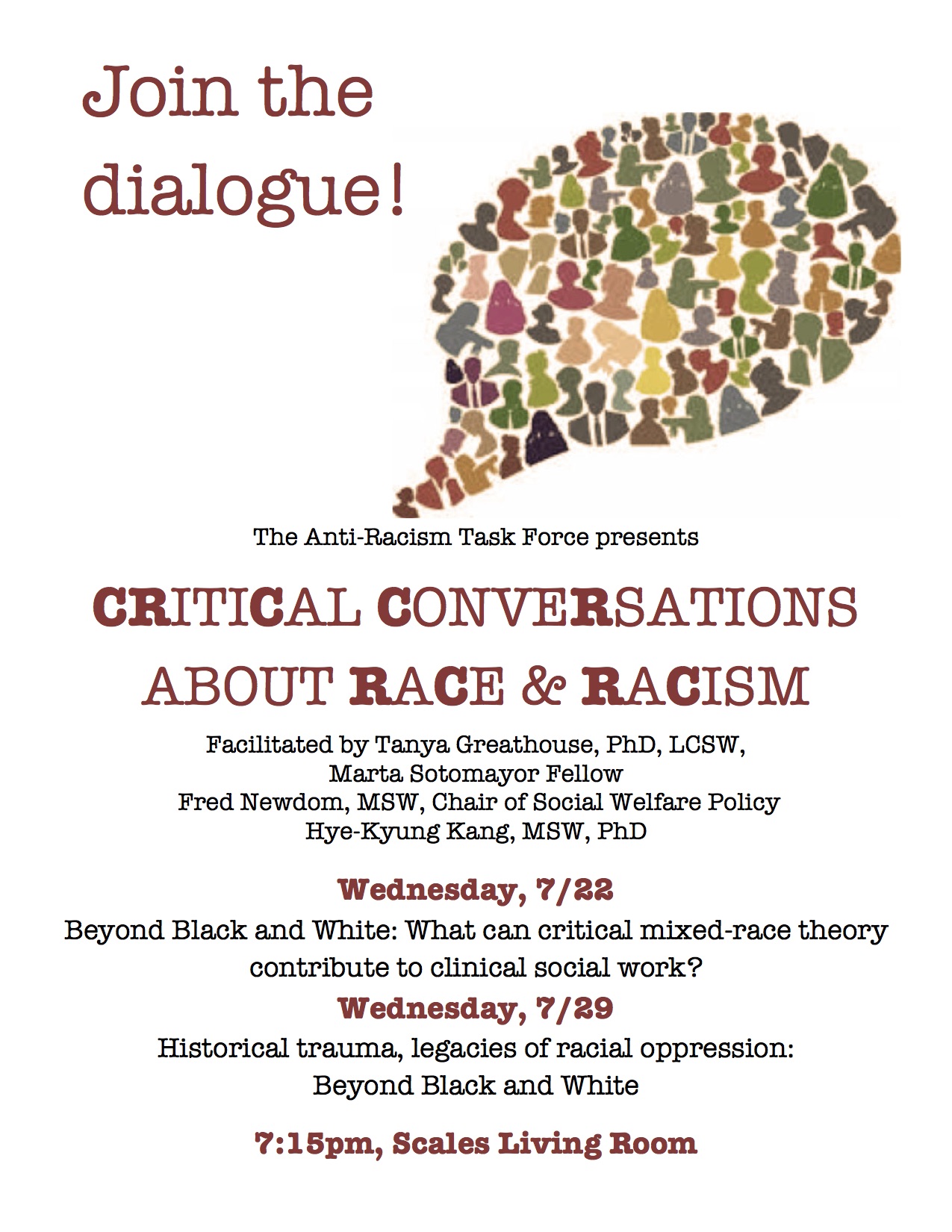 Historical trauma, legacies of racial oppression: Beyond Black and White (7/29, 7:15 pm)