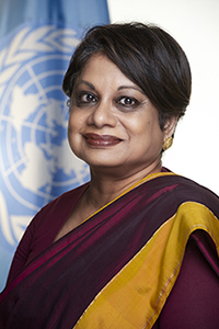 Portrait Radhika Coomaraswamy