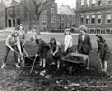 Students making a Victory Garden 1943