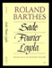 Roland Barthes - Sade, Fourier, Loyola
