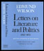 Edmund Wilson - Letters on Literature and Politics