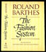 Roland Barthes - The Fashion System