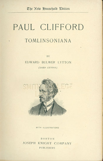 Paul Clifford title page