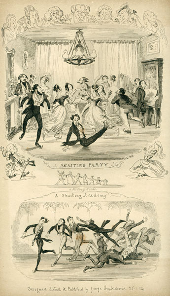 Omnibus Skating Party illustration