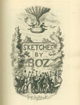 first edition of Sketches by Boz by Charles Dickens