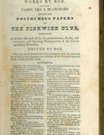 First American edition Pickwick Papers