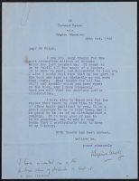 Woolf letter to Crosby Gaige
