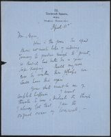 Woolf letter to Angus Davidson