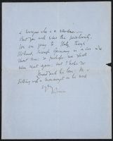 Woolf letter to Angus Davidson