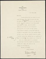 Woolf letter to Charles Brumwell