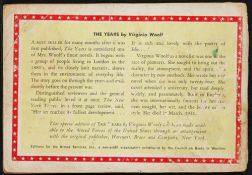 The Years (armed services edition back)