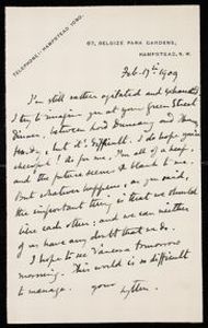 Strachey letter to Woolf