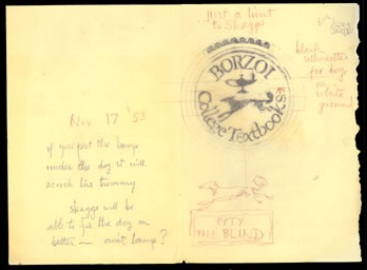 Borzoi Books logo sketch